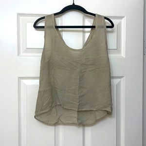 Crop top/Crisscross back Tank
